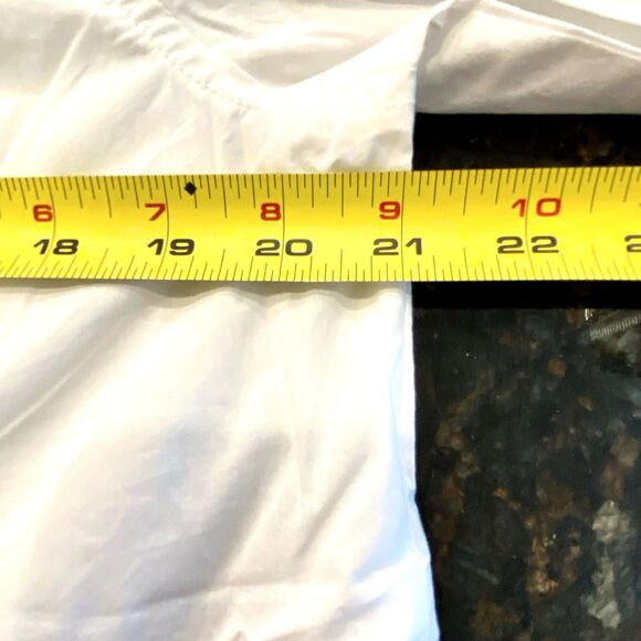 NWT Sundance Eyelet Tuxedo Pleated Shirt Button Up Crochet Embroidered White M - Picture 9 of 11